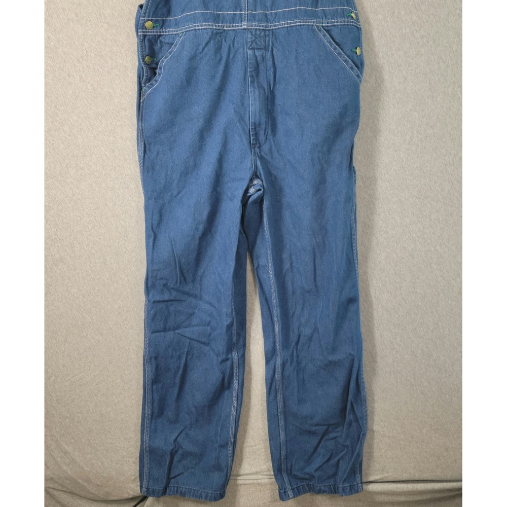 Liberty Denim Bib Overalls Mens 38x32 Jean Workwear Carpenter Utility Farm - Picture 3 of 15